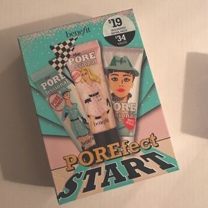 Benefit Porefessional matte rescue, pearl primer travel foundation primer trio